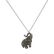 Přívěs s hnědými diamanty a smaragdy Glorious Elephant2