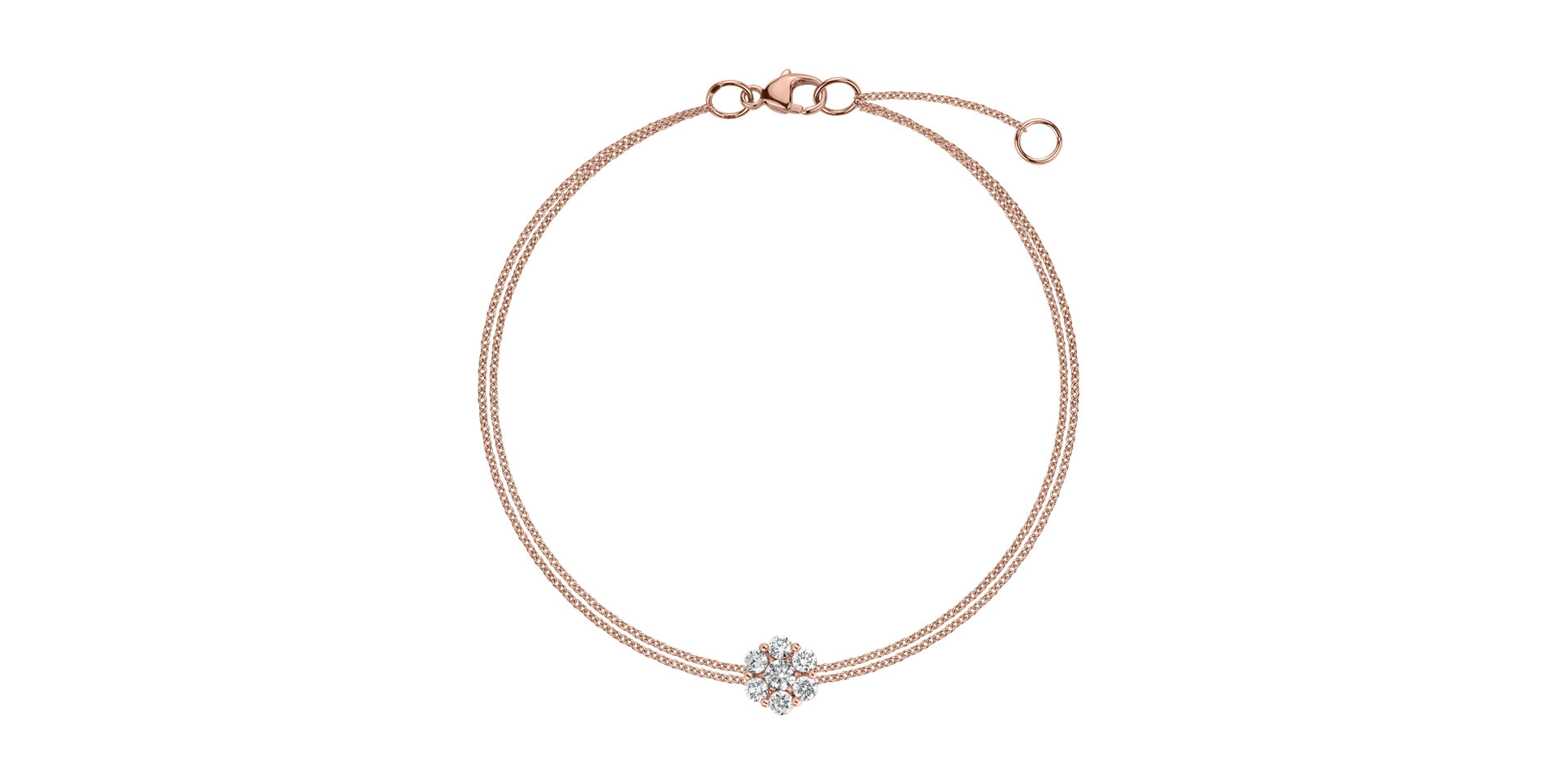 Náramek s diamanty Evening Sky