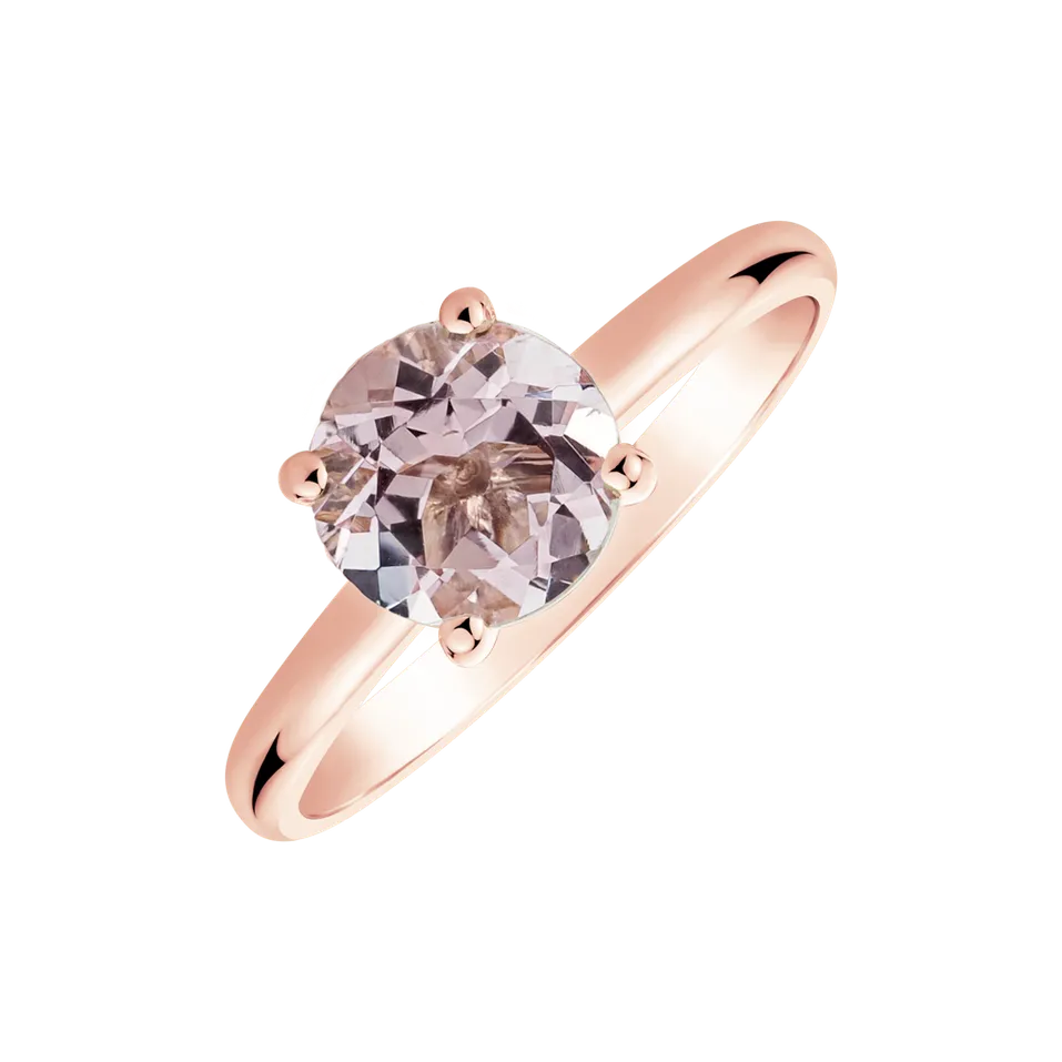 Prsten a morganitem Sweet Love