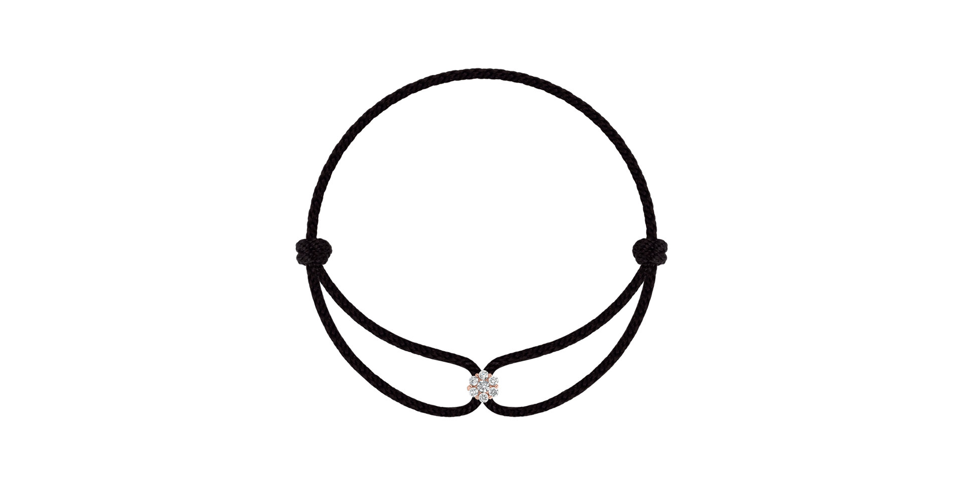 Náramek s diamanty Deep Snow