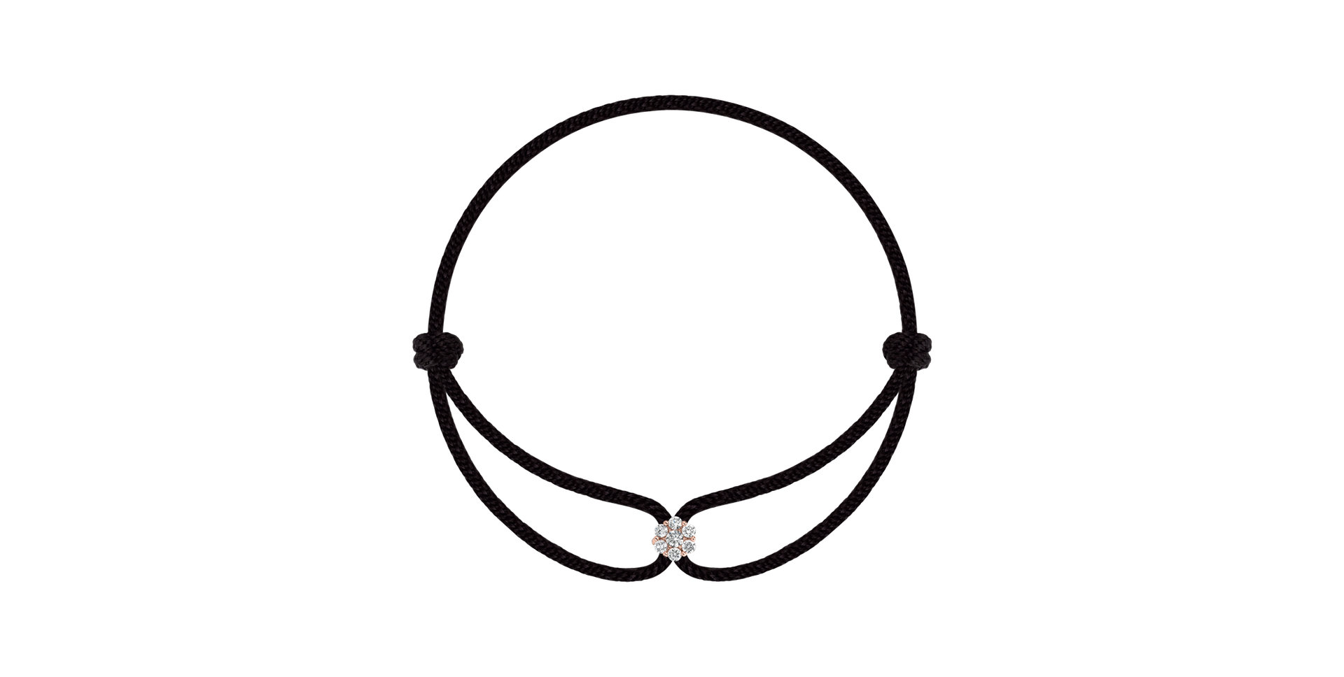 Náramek s diamanty Deep Snow