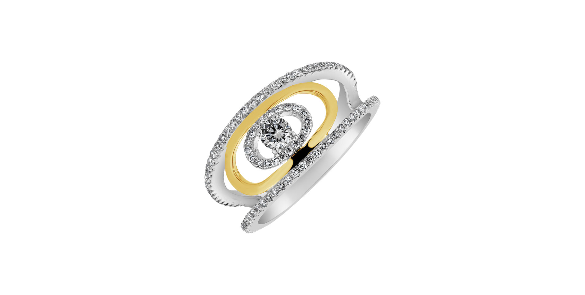 Prsten s diamanty Exlusive Layers