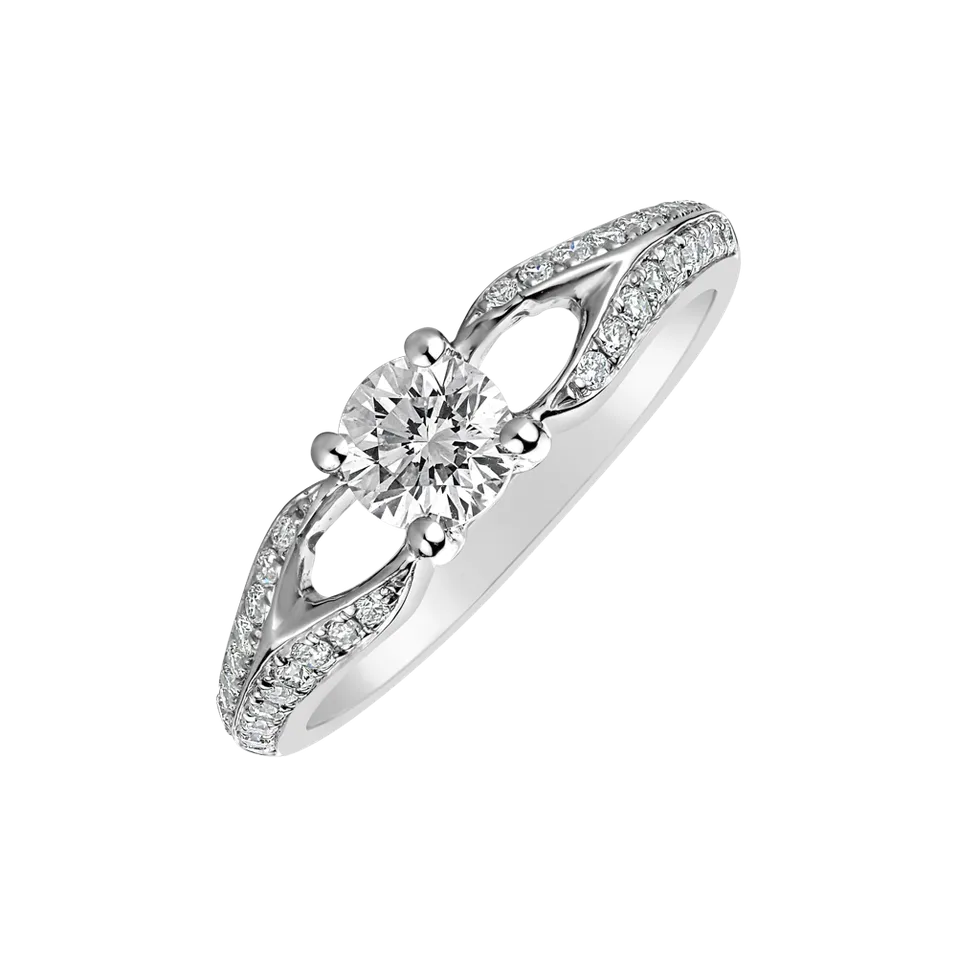 Prsten s diamanty Aluna