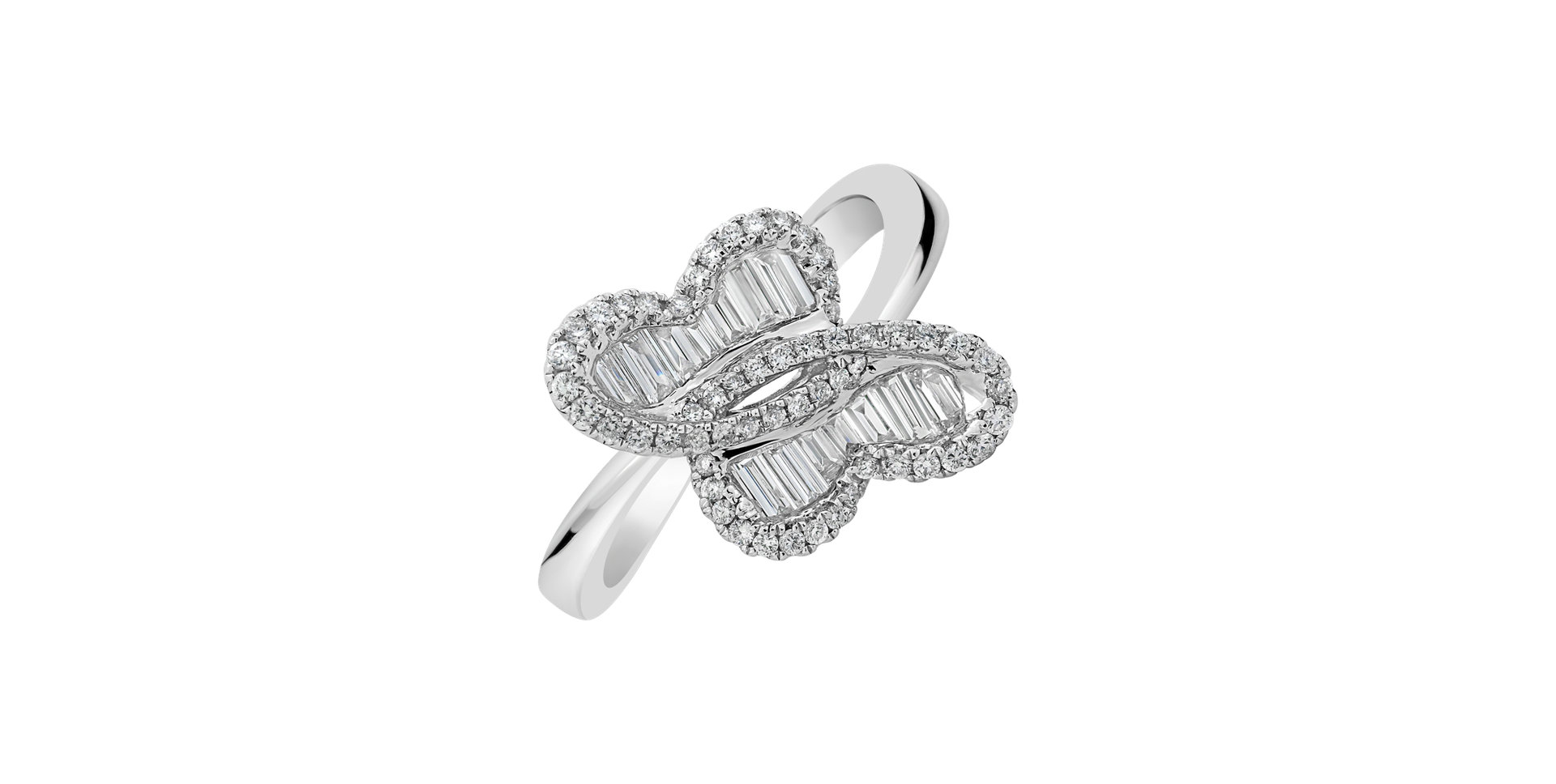 Prsten s diamanty Beautiful Butterfly