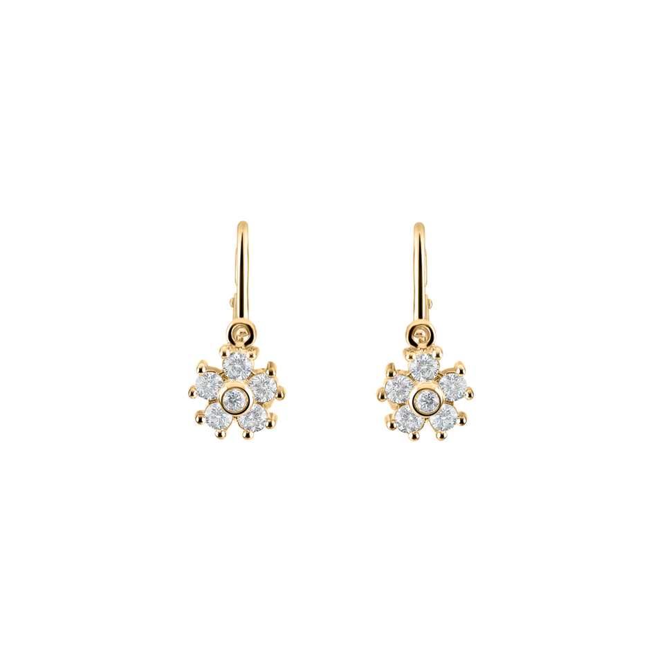 Dětské náušnice s diamanty Diamond Emotion