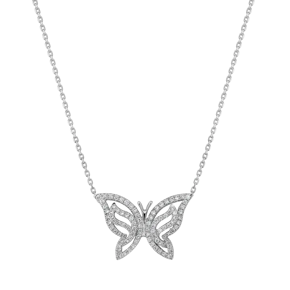 Náhrdelník s diamanty Wings of the Sping