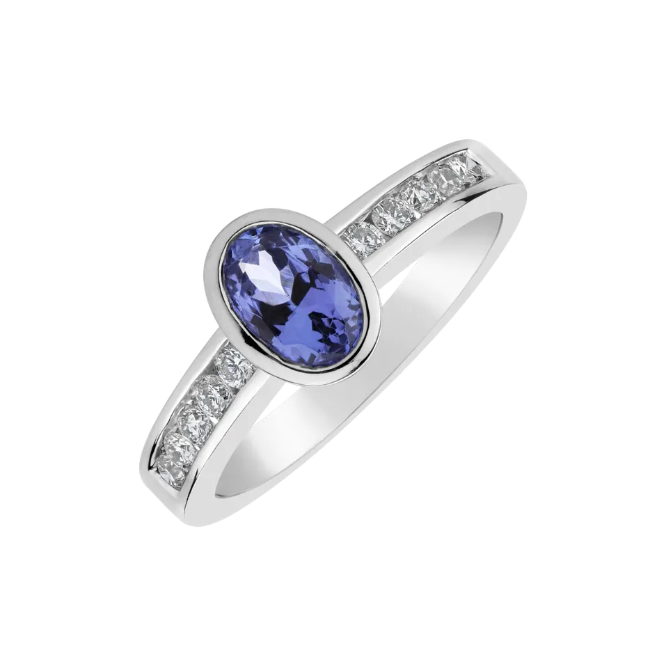 Prsten s Iolite a diamanty Perfect Escape