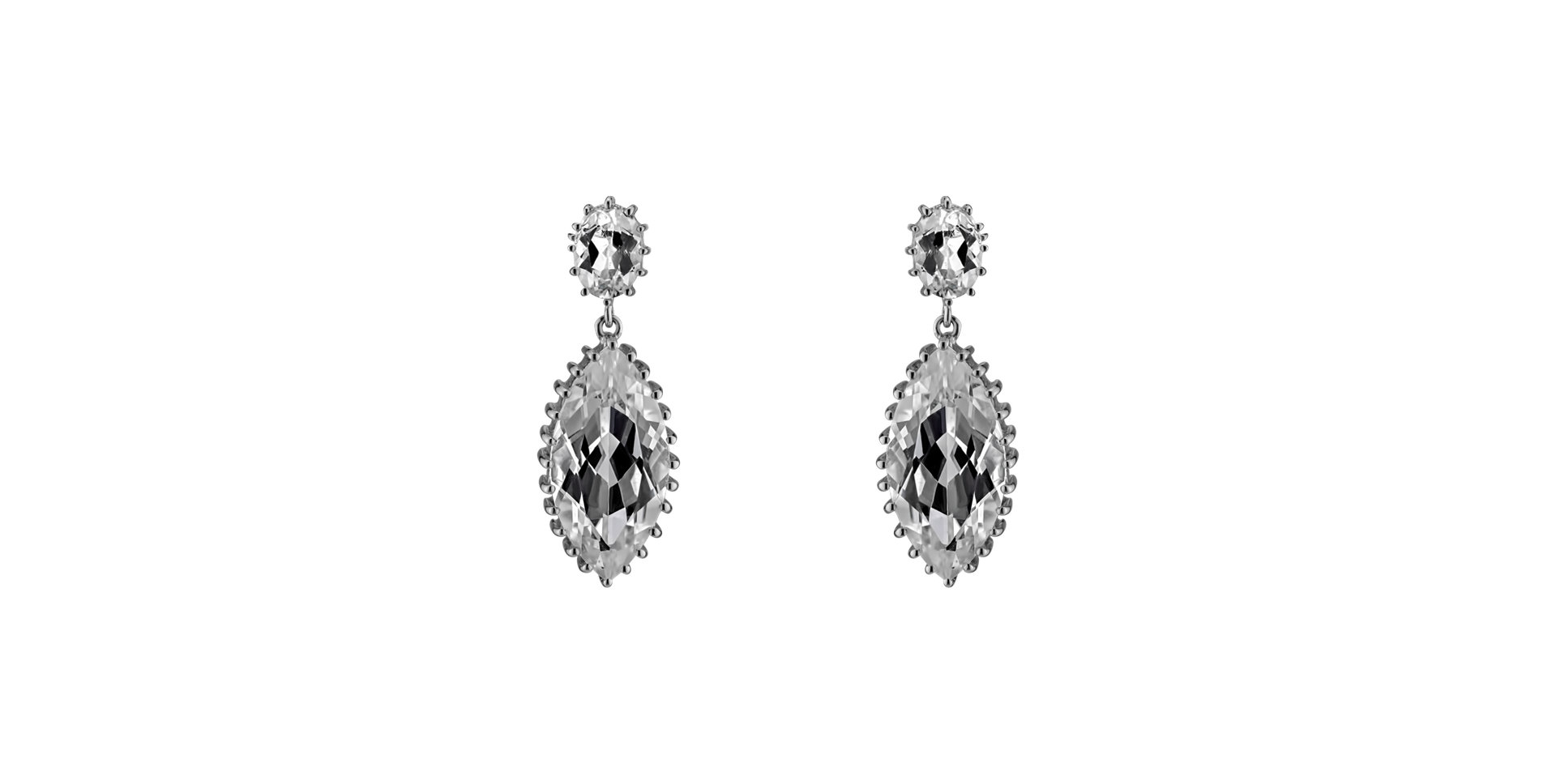 Náušnice s topazy Overnight Express