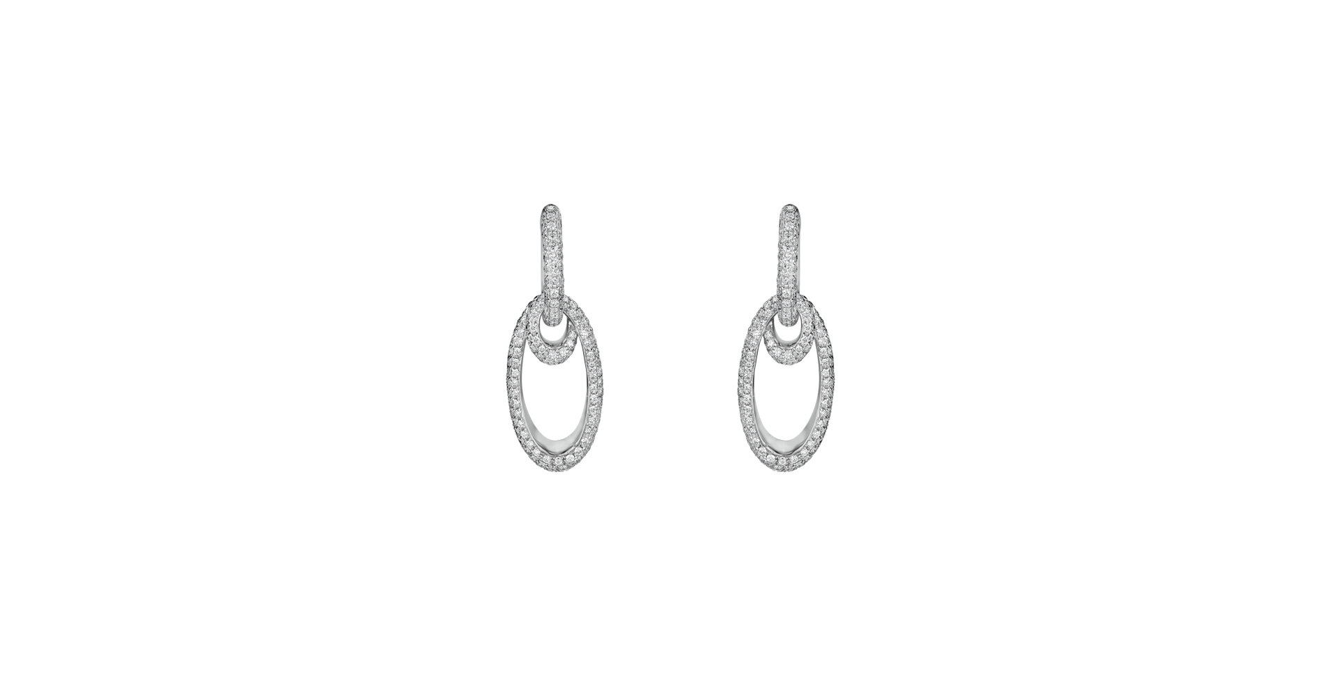 Náušnice s diamanty Enjoyable Week