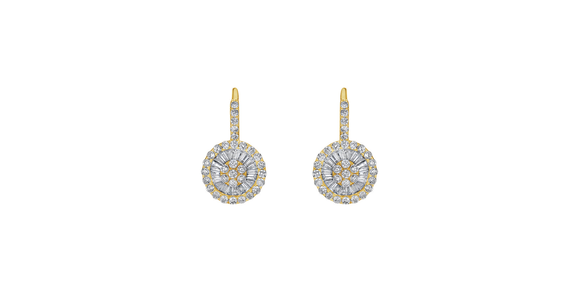 Náušnice s diamanty Sunlight