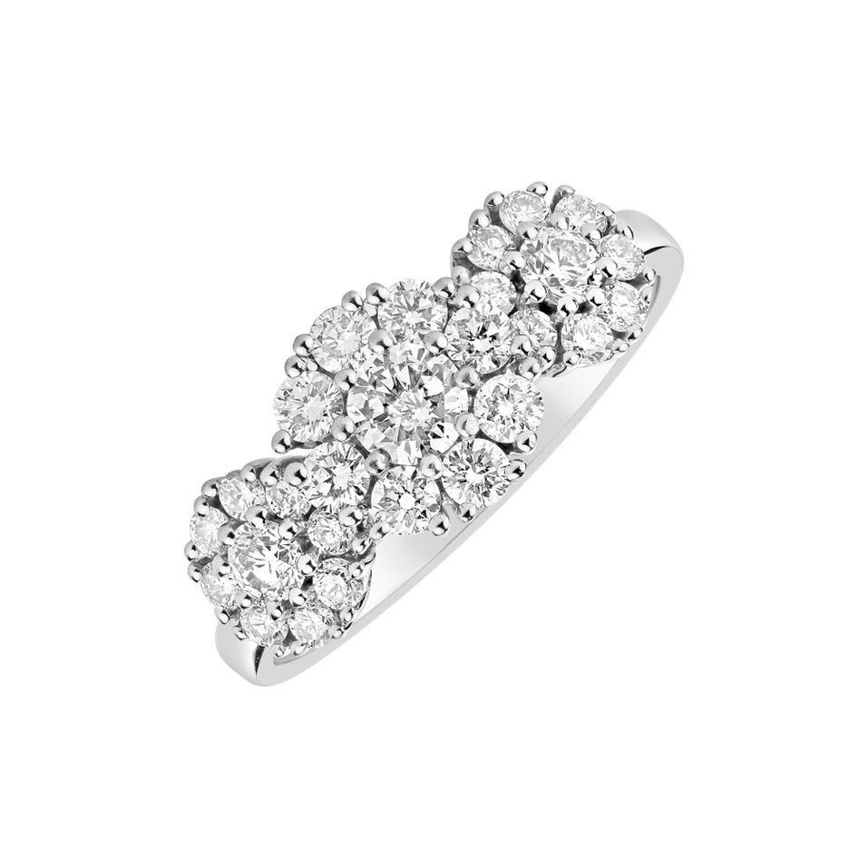 Prsten s diamanty Crème Brûlée