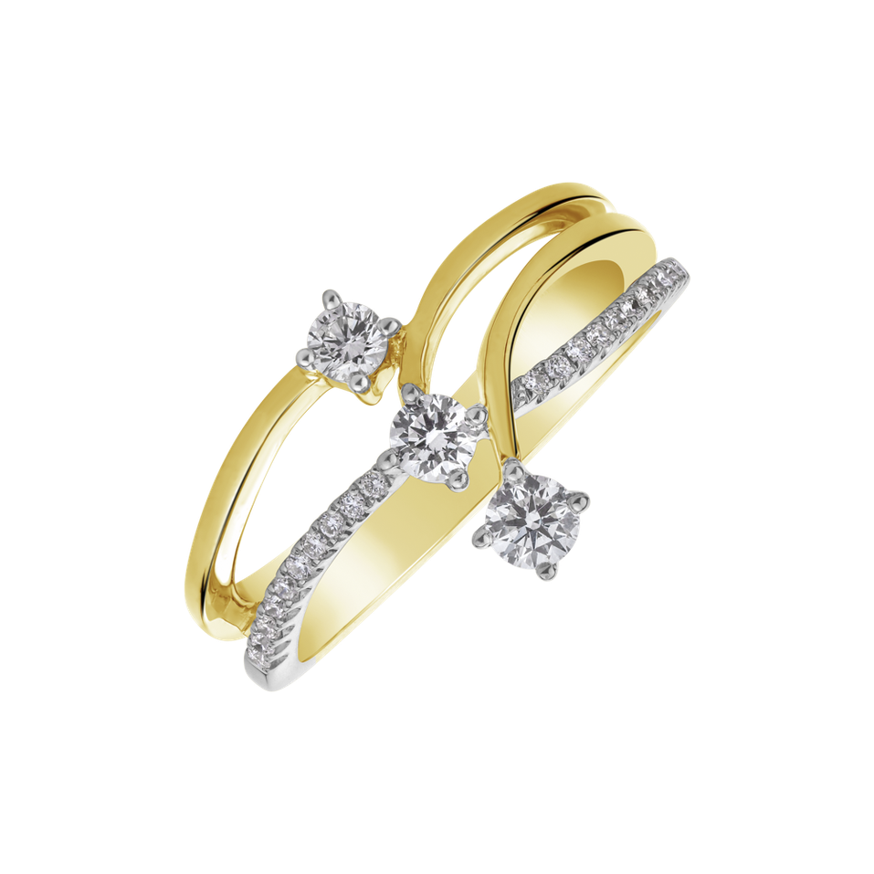 Prsten s diamanty Aislinn