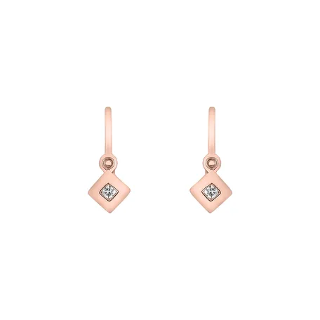 Dětské náušnice s diamantem Diamond Baby