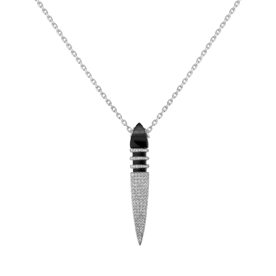 Přívěs s diamanty a quartzy Aldo