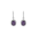 Náušnice s ametystem diamanty Penny2