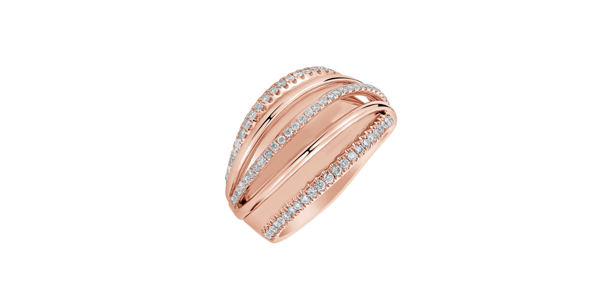 Prsten s diamanty Félicie