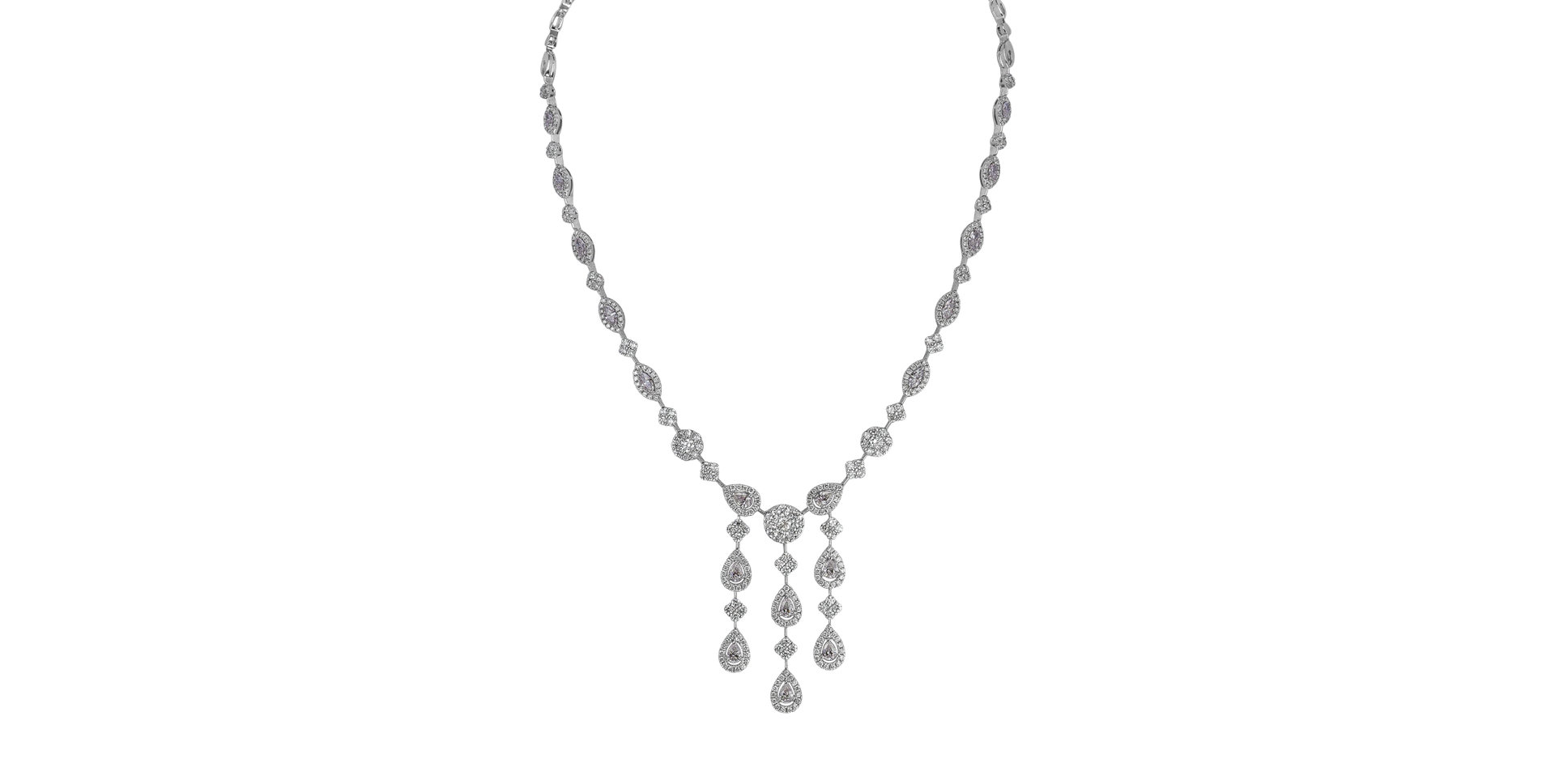 Náhrdelník s diamanty charming morning dew