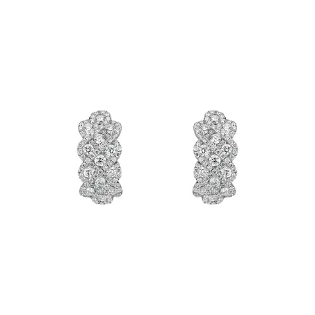 Náušnice s diamanty Luxury Shapes