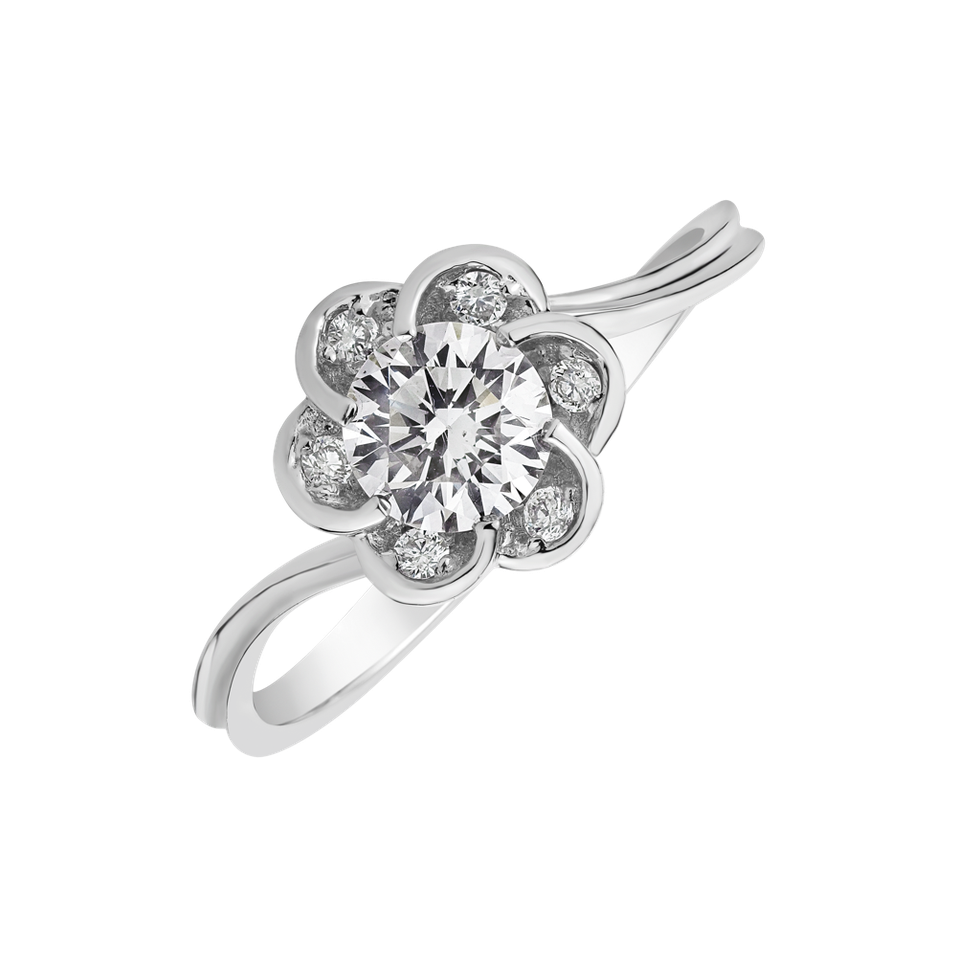 Prsten s diamanty White Marigold