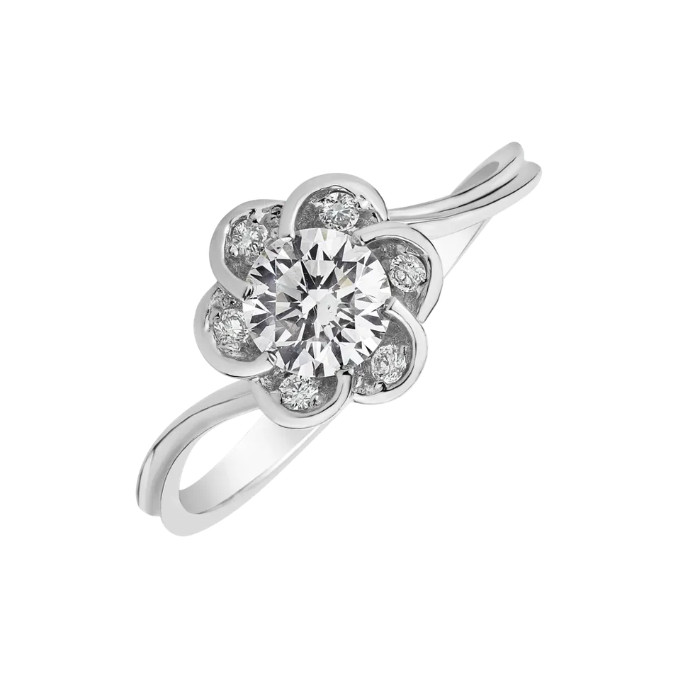 Prsten s diamanty White Marigold