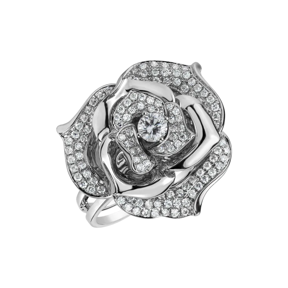 Prsten s diamanty Mystical Orchid