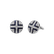 Manžetové knoflíky s diamanty a safíry Elegant Details2