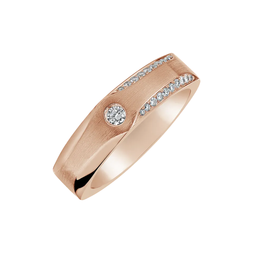 Prsten s diamanty Elie
