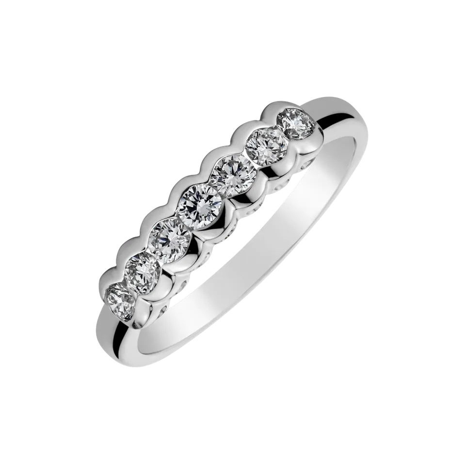 Prsten s diamanty Lustrous Illusion