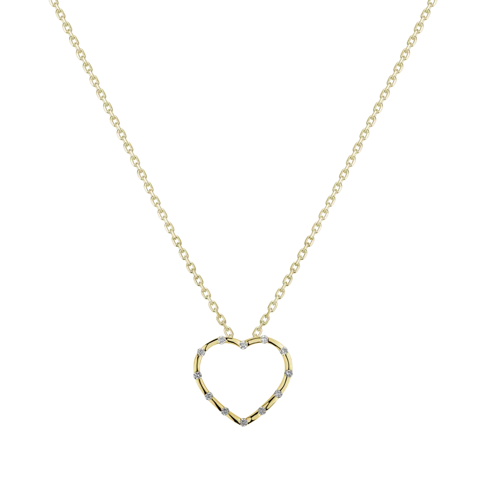 Přívěs s diamanty Kind Heart