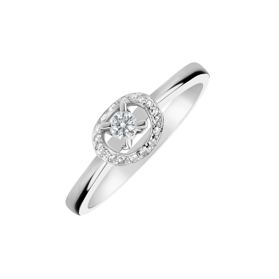 Prsten s diamanty Little Swallow