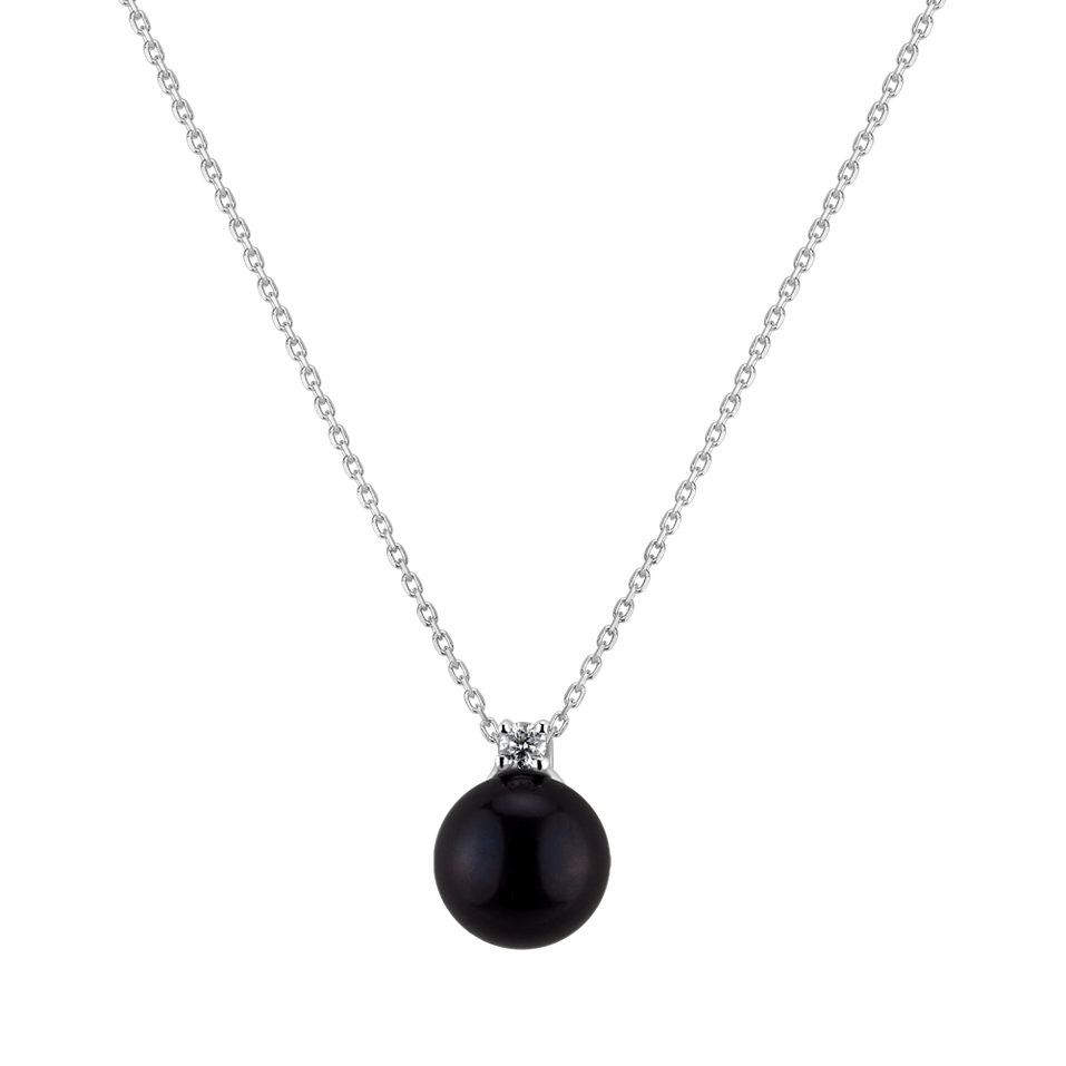 Přívěs s perlou a diamantem Duchess Treasure