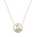 Náhrdelník s černými a bílými diamanty Glitter Swan2