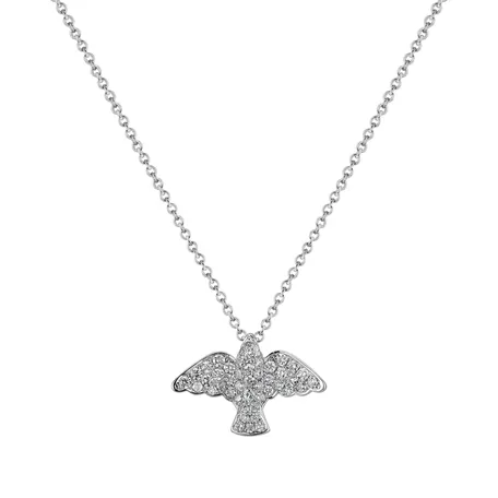 Náhrdelník s diamanty Diamond Pigeon