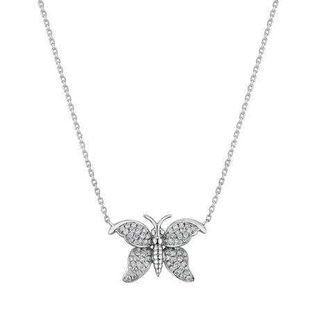 Náhrdelník s diamanty Fantastical Papillon