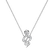 Náhrdelník s černými a bílými diamanty Snake of Eden2