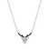 Náhrdelník s černými a bílými diamanty Reindeer Happiness2