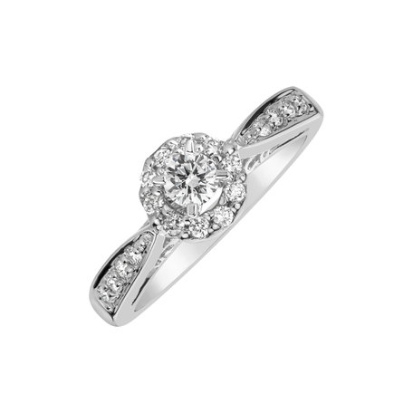Prsten s diamanty Flowering Diamond