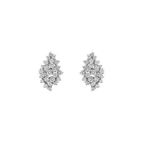 Náušnice s diamanty Orient Star
