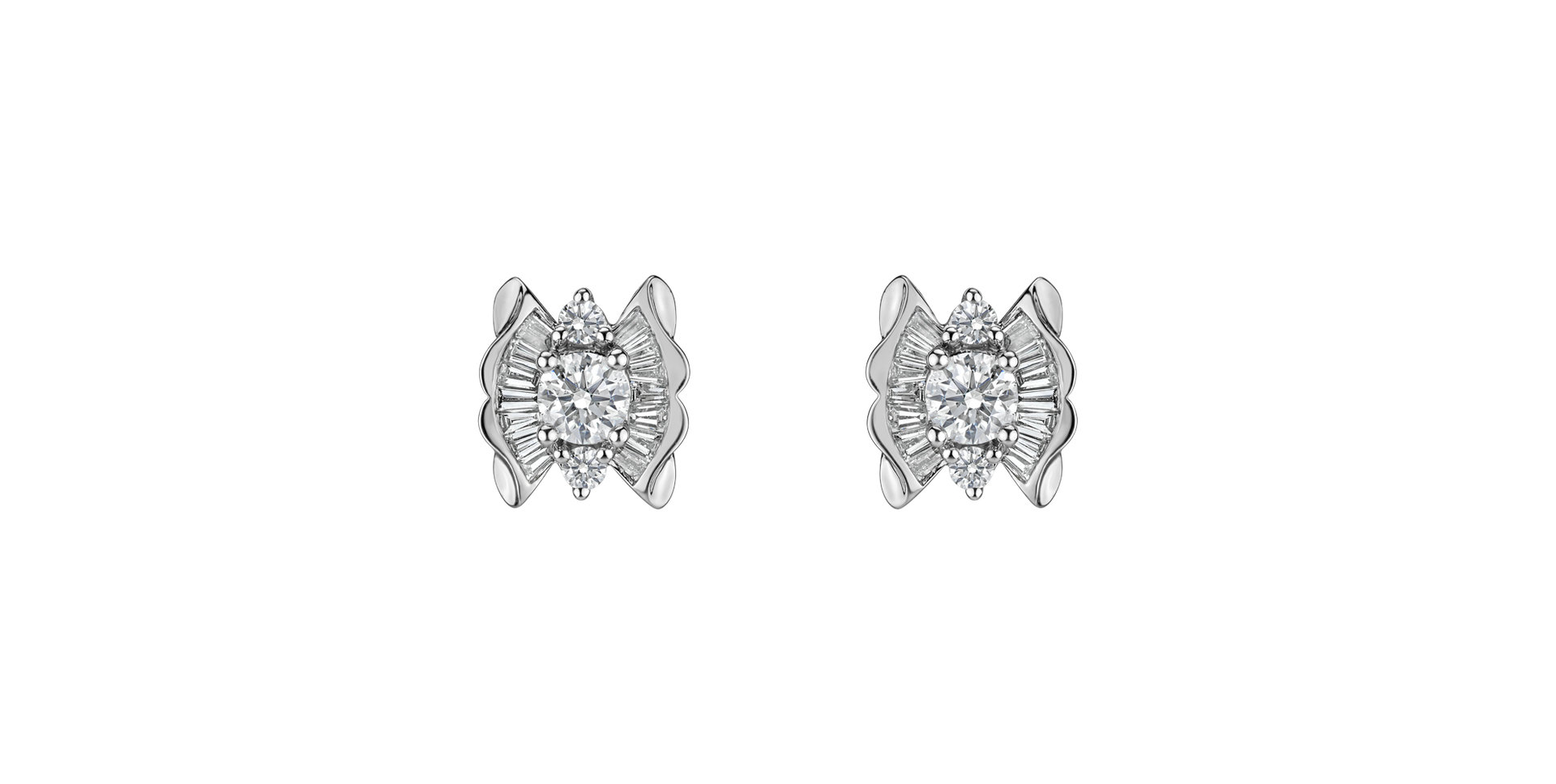 Náušnice s diamanty Ubiquitous Love