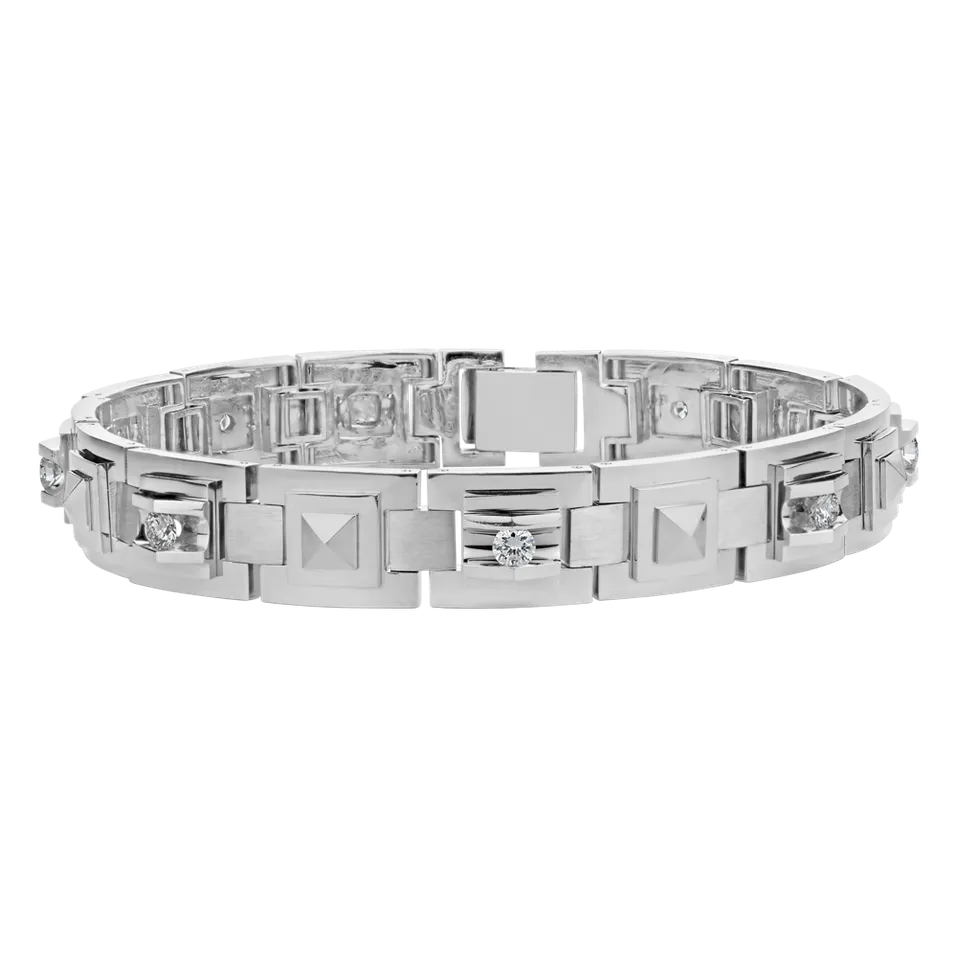 Náramek s diamanty Golden Power