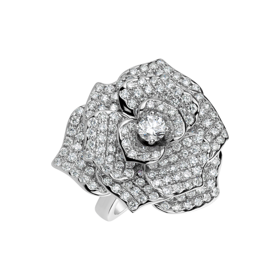 Prsten s diamanty Heavenly Rose