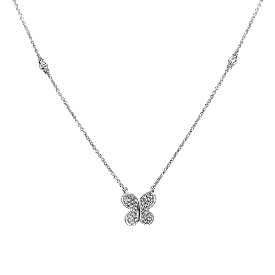 Náhrdelník s diamanty Morpheus Wings