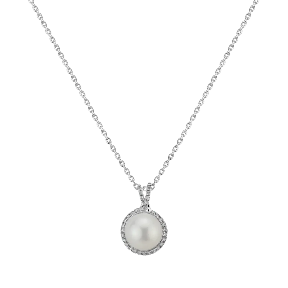 Přívěs s perlou a diamanty Miraculous Ocean