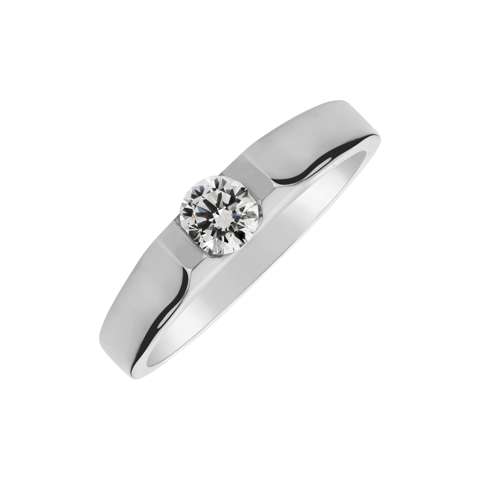 Prsten s diamantem Lida