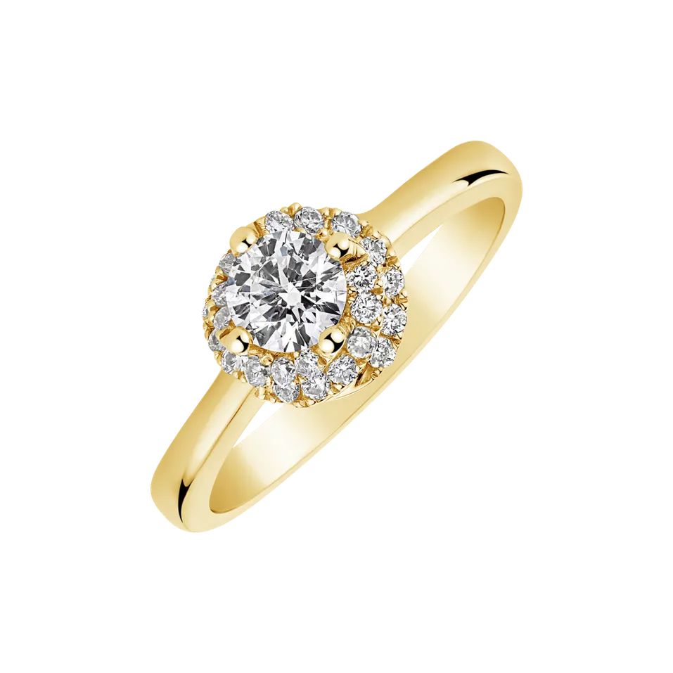 Prsten s diamanty Mystic Galaxy