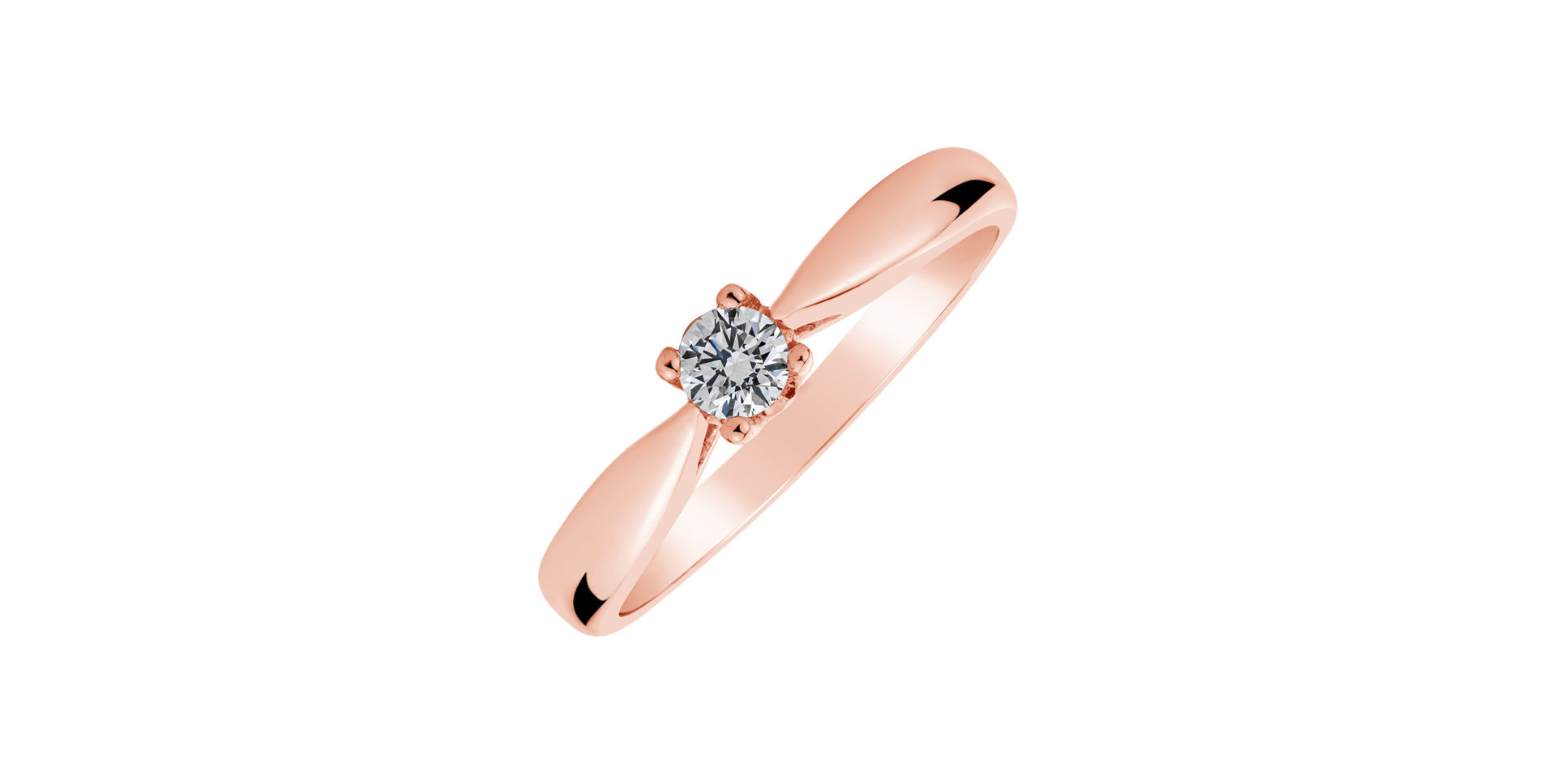 Prsten s diamantem Star Heaven