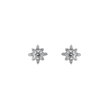 Náušnice s diamanty Space Light