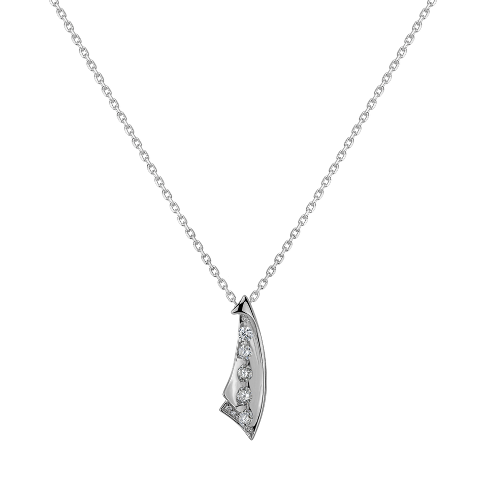 Přívěs s řetízkem a diamanty Mosiya