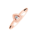 Prsten s diamantem Triangle of Life2
