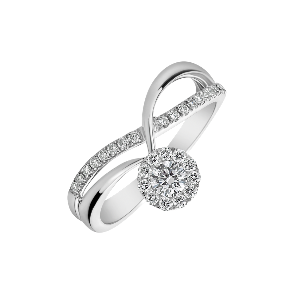 Prsten s diamanty Athena